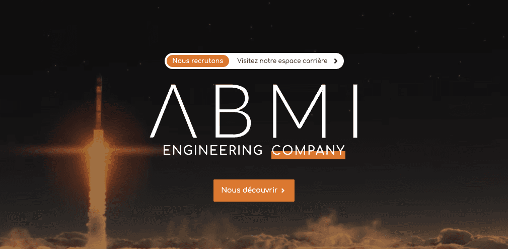 ABMI projet Full Build front end next js react tailwind