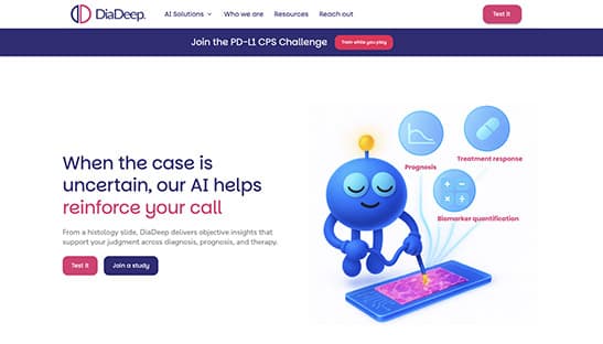 DiaDeep projet FullBuild front end next js react tailwind